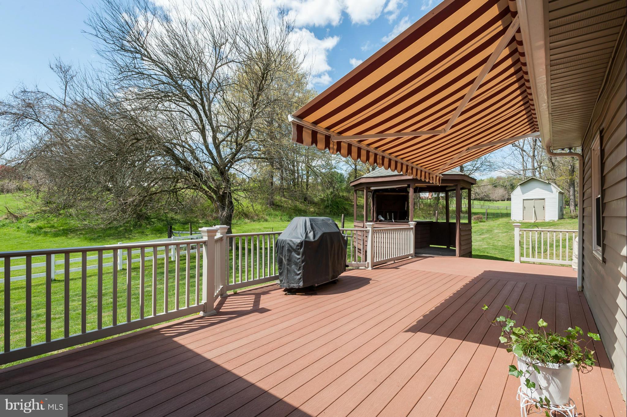 3224 Blenheim Road Phoenix, MD 21131 - Photo 22 of 28 Wrap deck and retractable awning