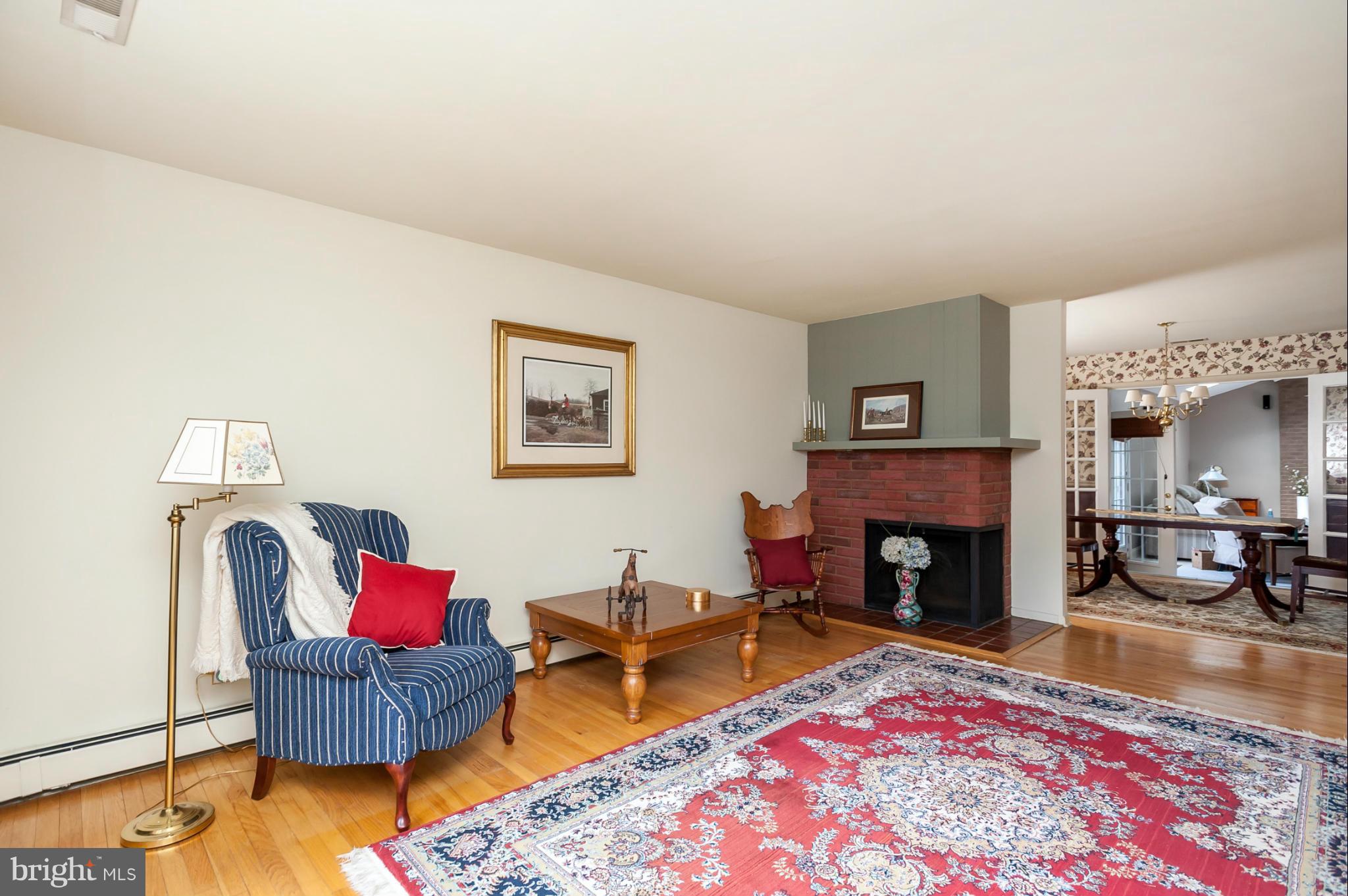 3224 Blenheim Road Phoenix, MD 21131 - Photo 7 of 28 Corner fireplace with views to the dining room