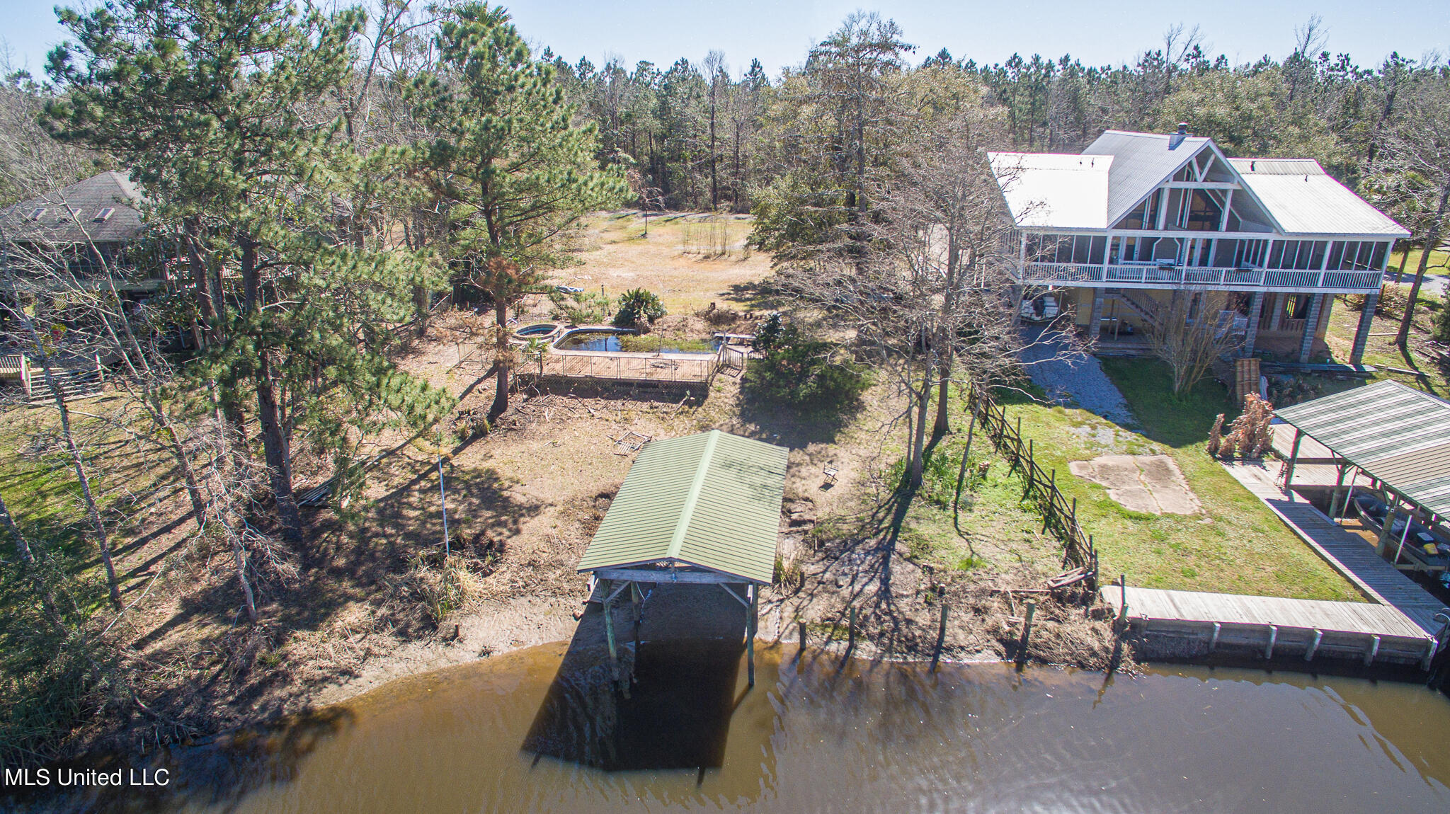 24238 Arcadia Farm Road Pass Christian, MS 39571 - Photo 1 of 11 Aerial From Water