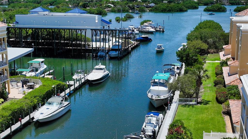 14041 Bellagio Way, Unit 316 Osprey, FL 34229 - Photo 59 of 74 an aerial view of a house with swimming pool a patio and yard