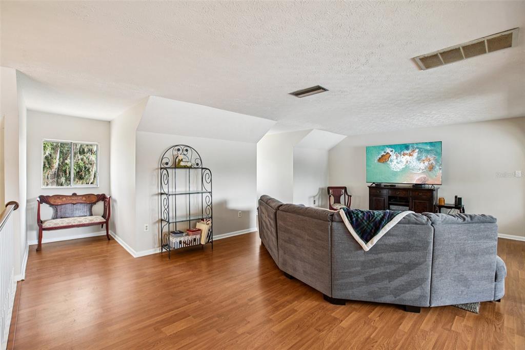 19254 Blount Road Lutz, FL 33558 - Photo 11 of 35 a living room with furniture and a wooden floor