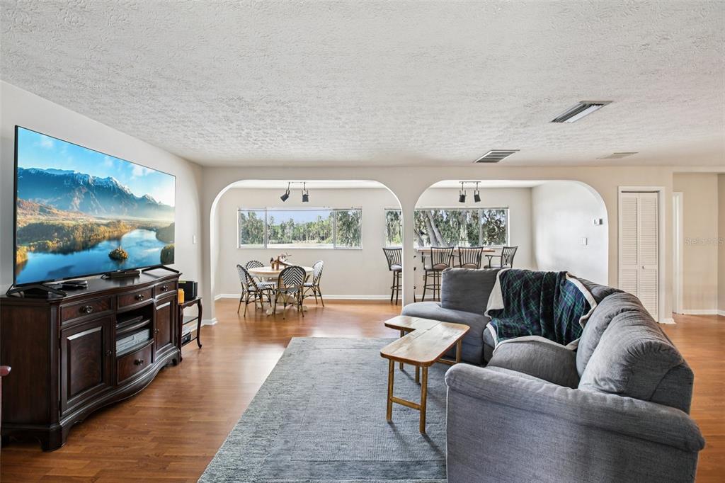 19254 Blount Road Lutz, FL 33558 - Photo 12 of 35 a living room with furniture and a flat screen tv