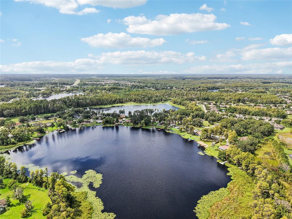 19254 Blount Road Lutz, FL 33558 - Photo 33 of 35 a view of a lake with a city