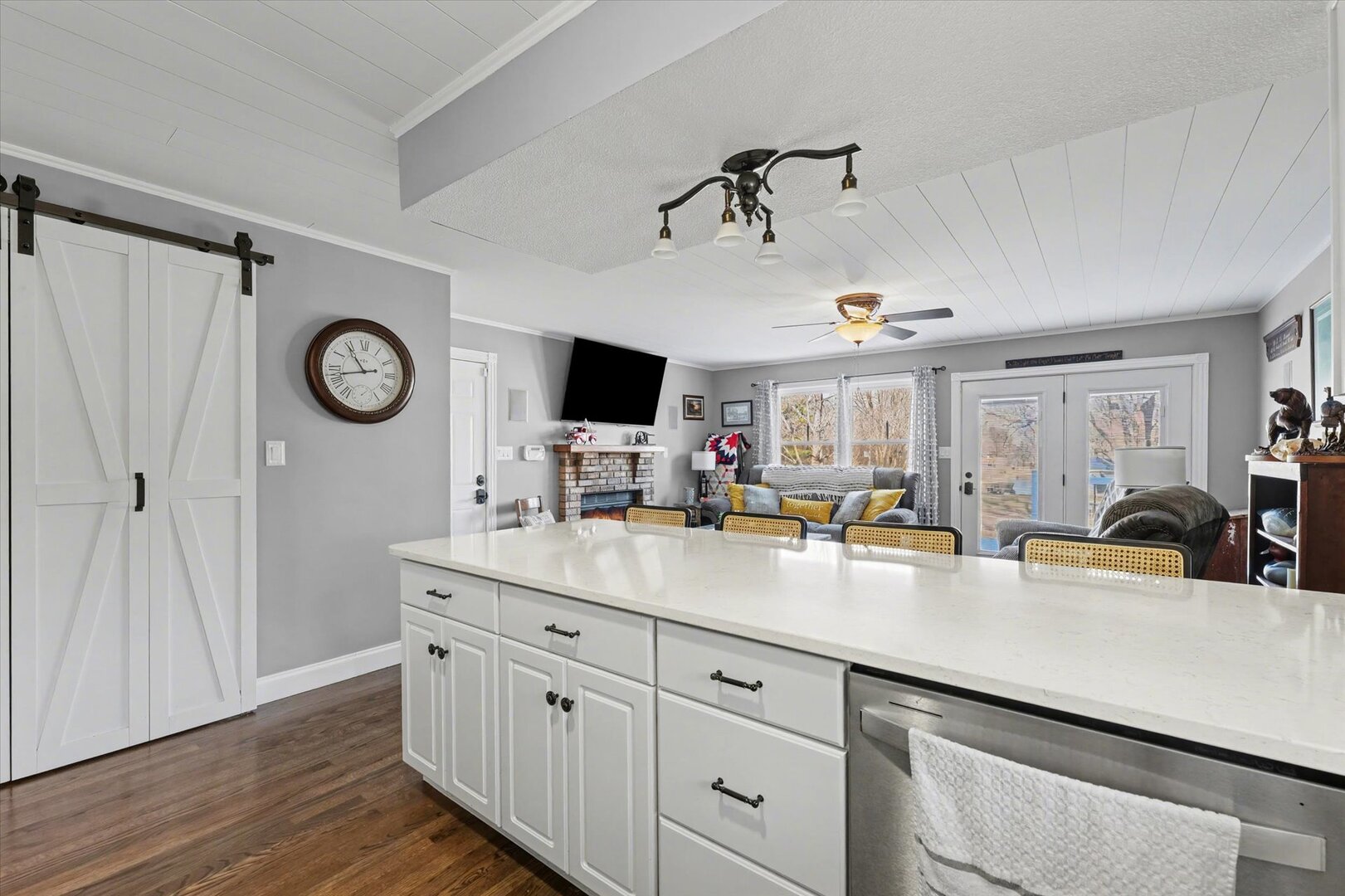 808 South Spring Lake Road Mahomet, IL 61853 - Photo 14 of 37 a kitchen with cabinets a sink and appliances