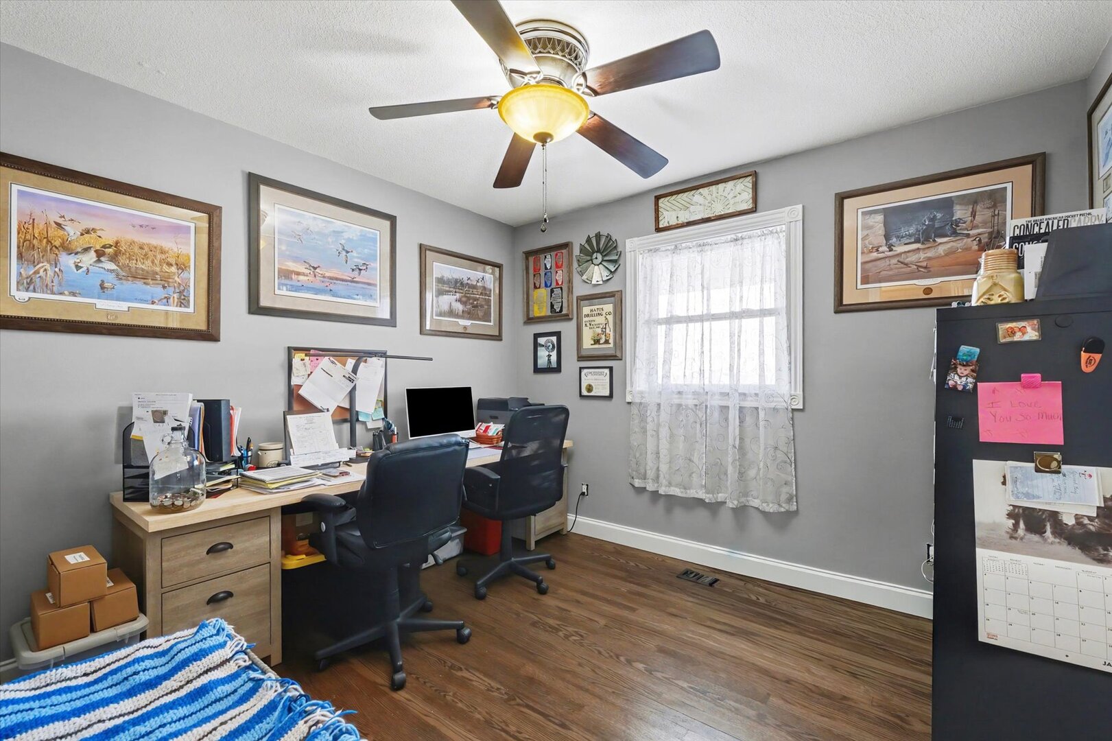 808 South Spring Lake Road Mahomet, IL 61853 - Photo 27 of 37 a work room with furniture and wooden floor