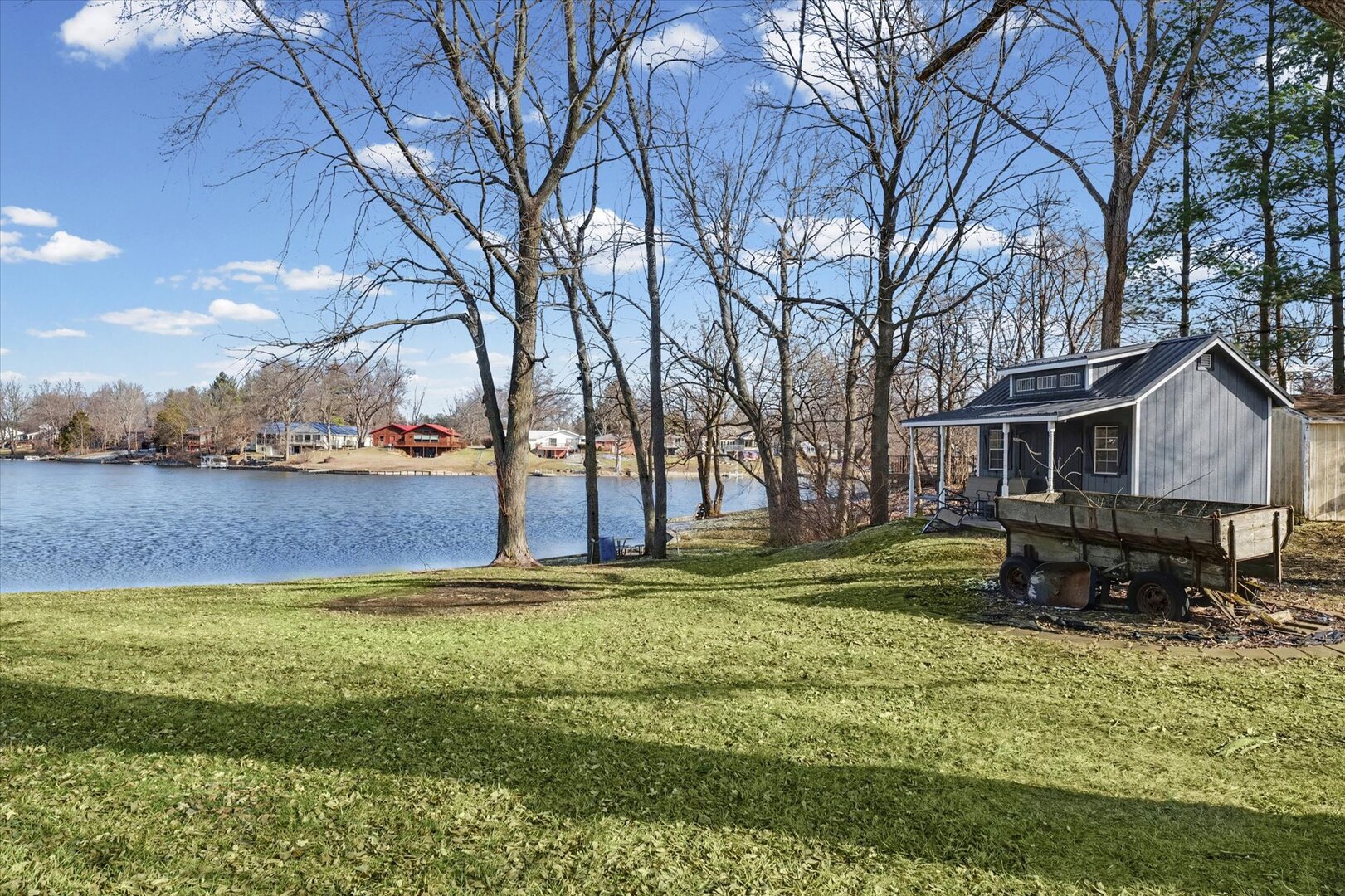 808 South Spring Lake Road Mahomet, IL 61853 - Photo 34 of 37 a view of a house with a yard