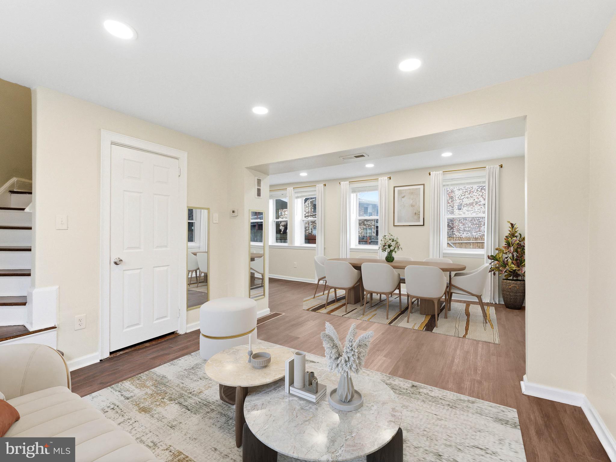 2976 North Congress Road Camden, NJ 08104 - Photo 3 of 25 a living room with furniture and wooden floor