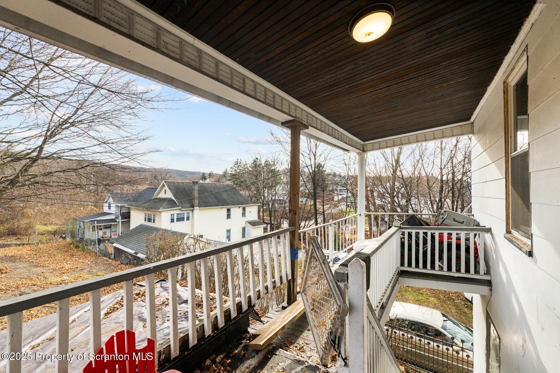 1019 South Webster Avenue Scranton, PA 18505 - Photo 20 of 36 a view of a balcony with furniture