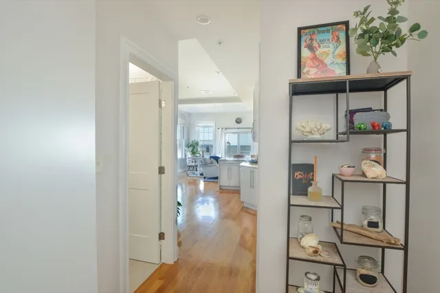 a view of kitchen and dining room