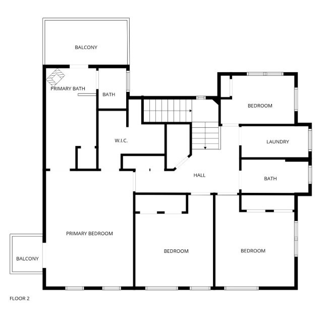 2146 Cowper Street Cambria, CA 93428 - Photo 46 of 46 Floor Plan Level 2