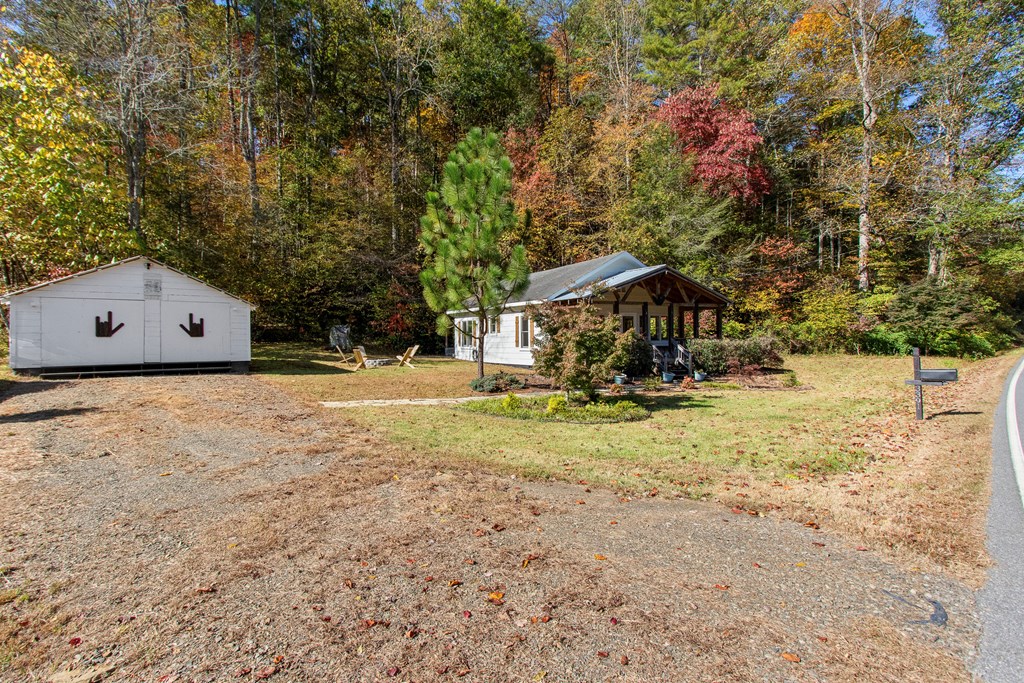 3391 Candy Mountain Road Murphy, NC 28906 - Photo 6 of 59 a house with trees in front of it