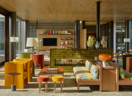 wooden floor in a hall with an entryway