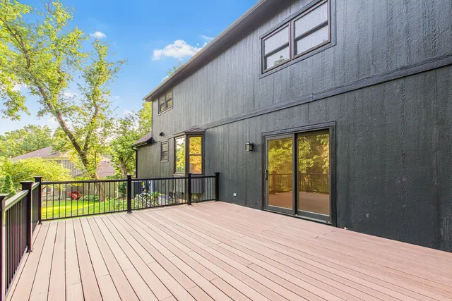 a view of a house with wooden floor