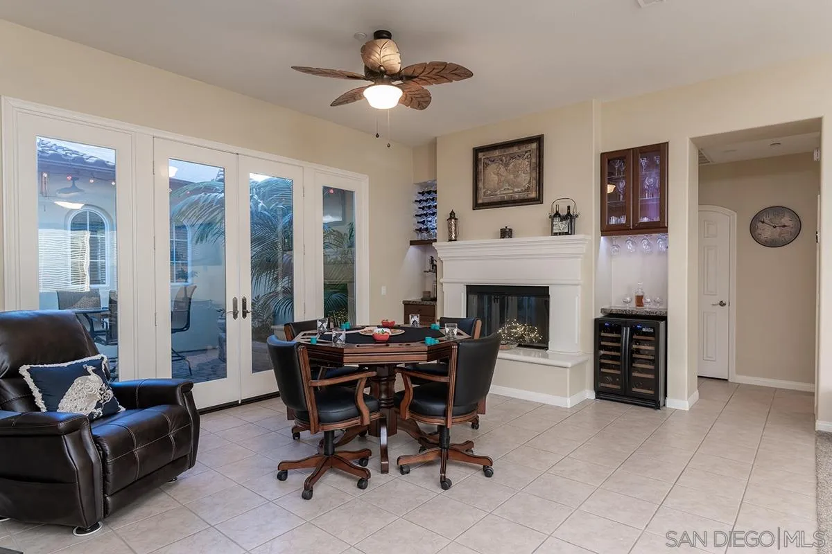 16333 Deer Ridge Road San Diego, CA 92127 - Photo 15 of 43 a view of a livingroom with furniture and a fireplace