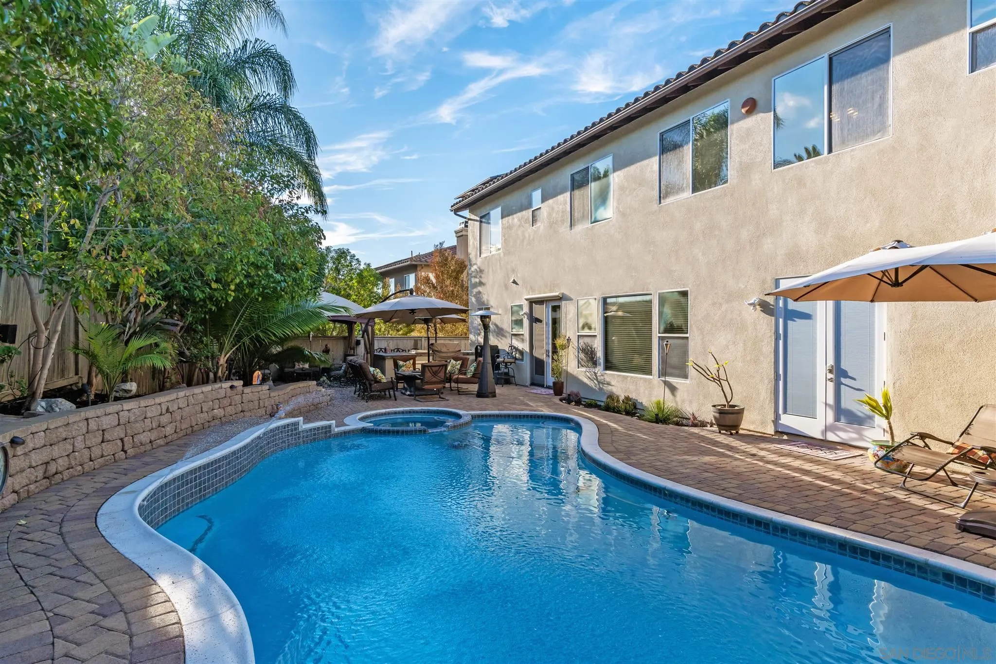 16333 Deer Ridge Road San Diego, CA 92127 - Photo 42 of 43 a swimming pool view with a seating space