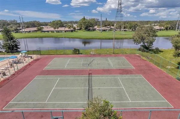 a view of a tennis court