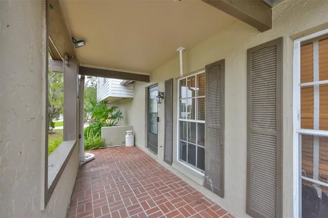 a view of a house with a porch