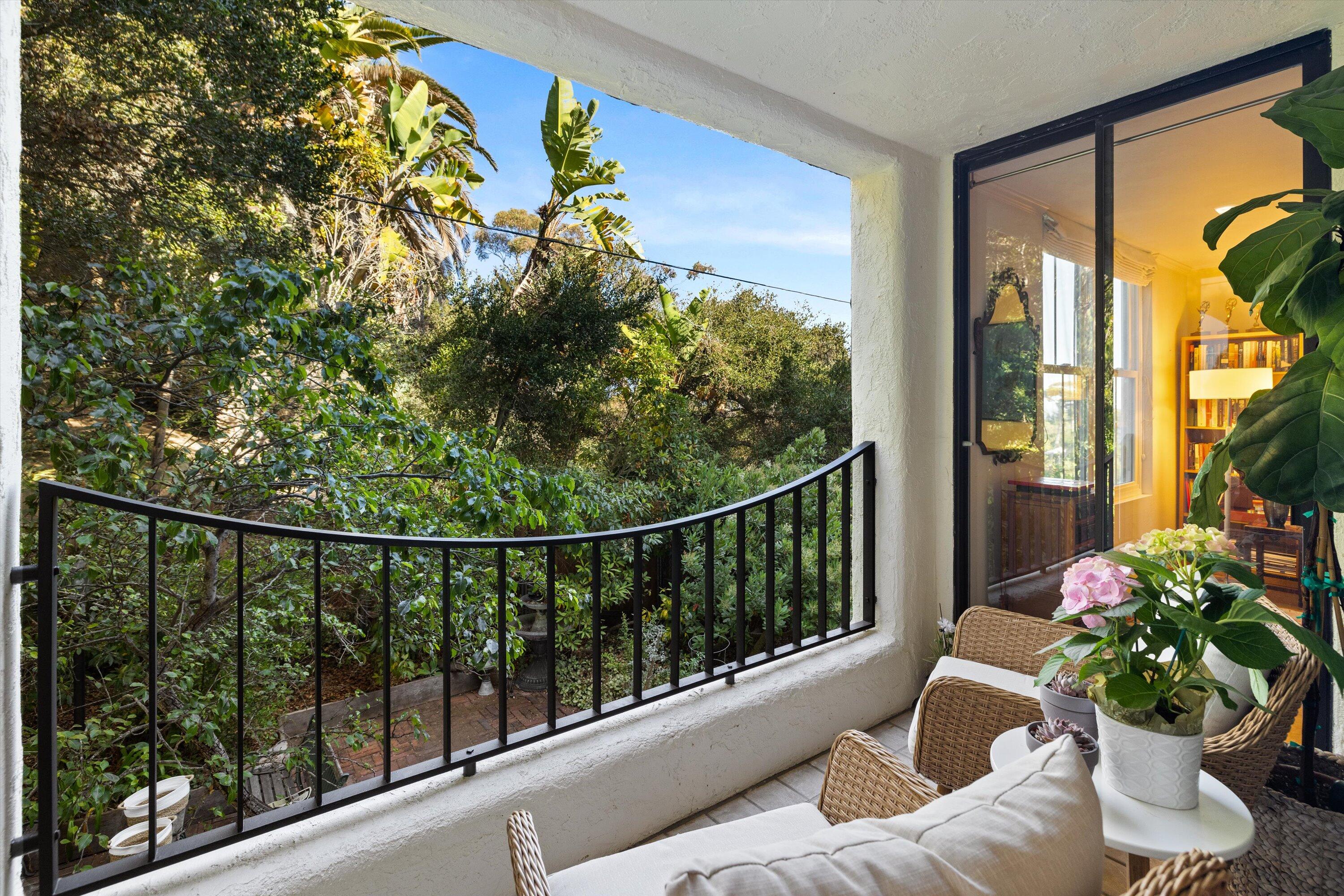 1220 Coast Village Road, Unit 211 Santa Barbara, CA 93108 - Photo 5 of 27 Balcony