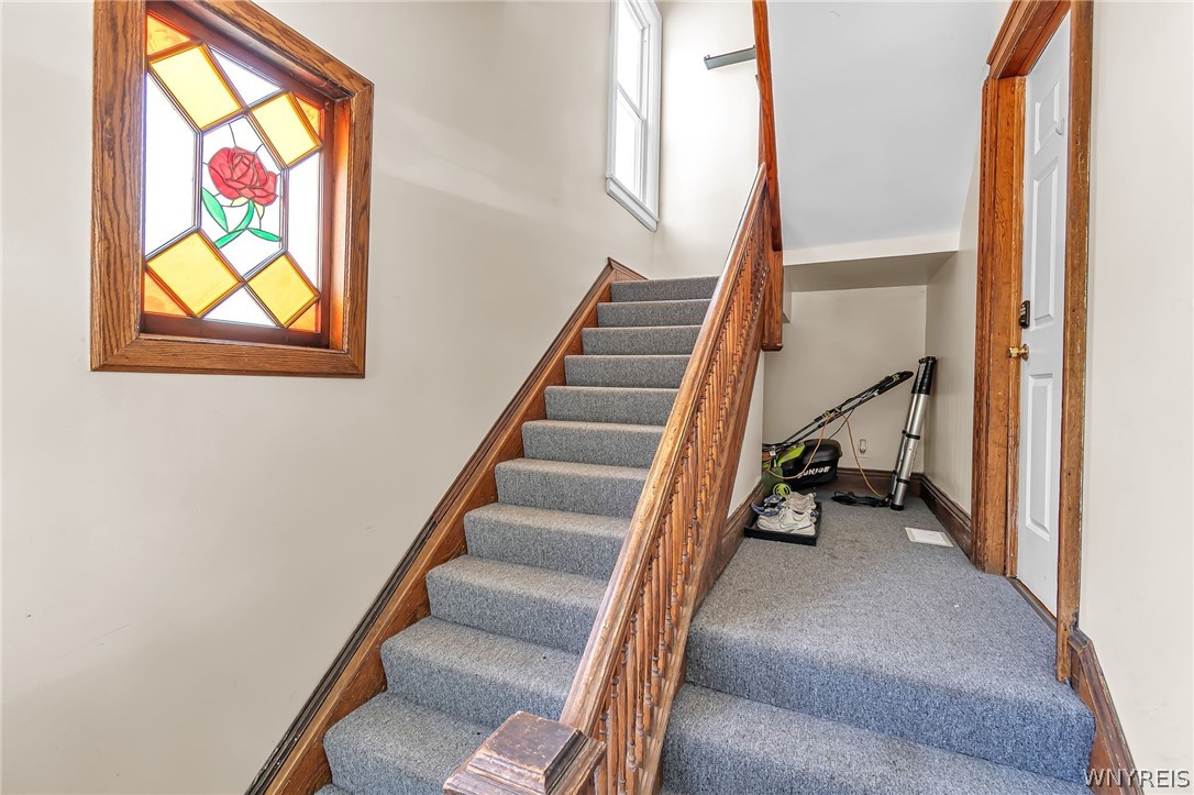 11 15th Street Buffalo, NY 14213 - Photo 17 of 35 This is the front stairs that lead to the upper unit - in great shape as well!