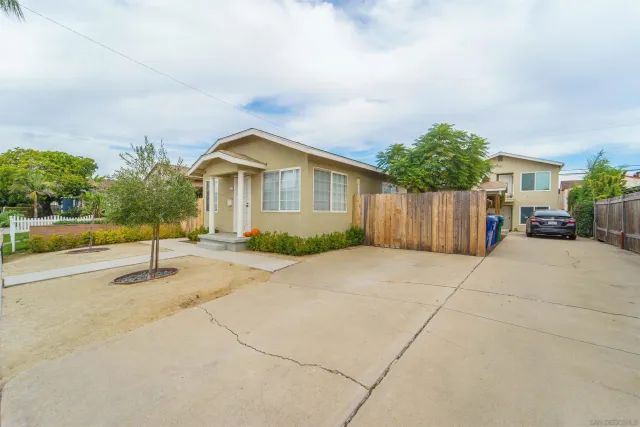 a car parked on the side of the street