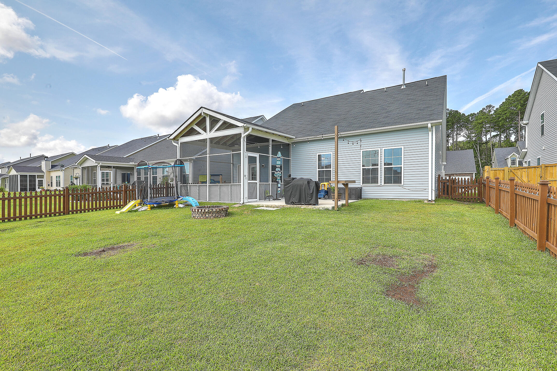 218 Spectrum Road Summerville, SC 29486 - Photo 33 of 35 Backyard w/ room to play