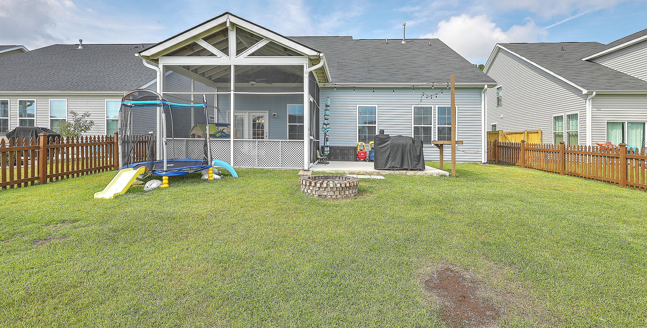 218 Spectrum Road Summerville, SC 29486 - Photo 34 of 35 Backyard patio for entertaining