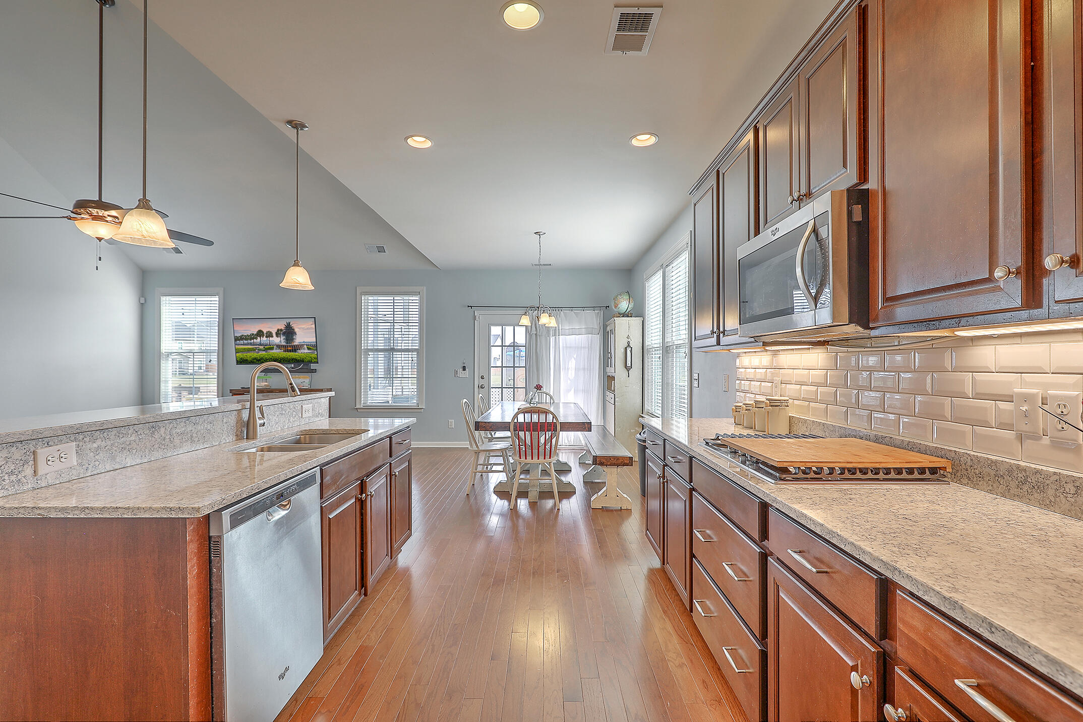 218 Spectrum Road Summerville, SC 29486 - Photo 6 of 35 Kitchen view to screened porch