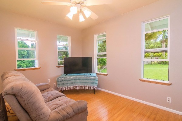 418 Puuopae Road, Unit A Kapaa, HI 96746 - Photo 14 of 25 a living room with furniture and a window