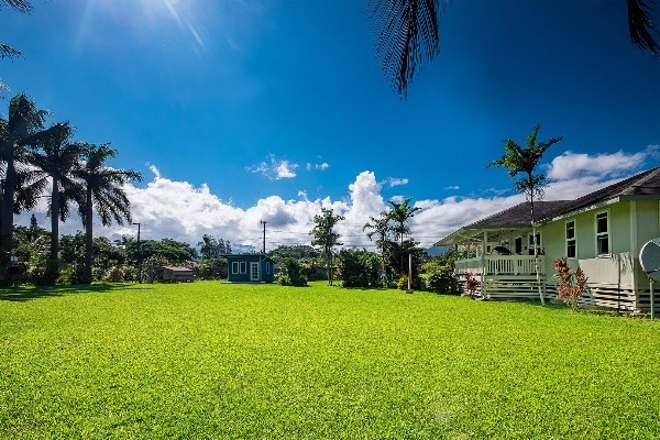 418 Puuopae Road, Unit A Kapaa, HI 96746 - Photo 4 of 25 a front view of a house with garden