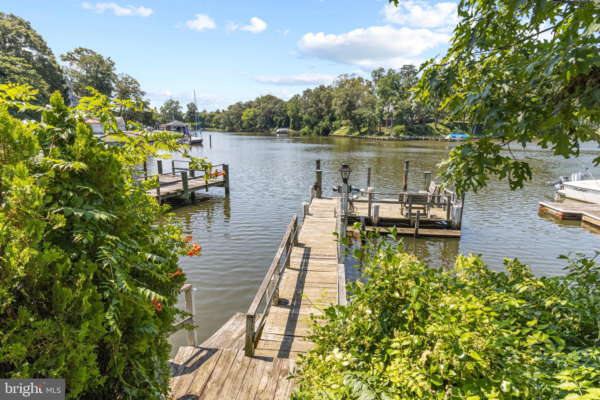 216 Riverside Road Edgewater, MD 21037 - Photo 7 of 35 Expansive pier w/ deep water - ready for all toys!
