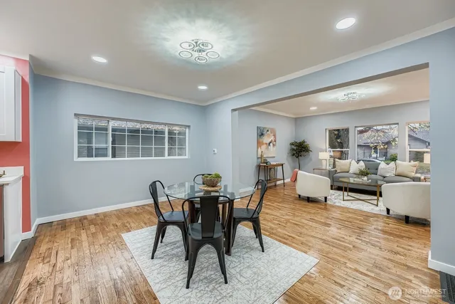 a kitchen with a stove sink and refrigerator