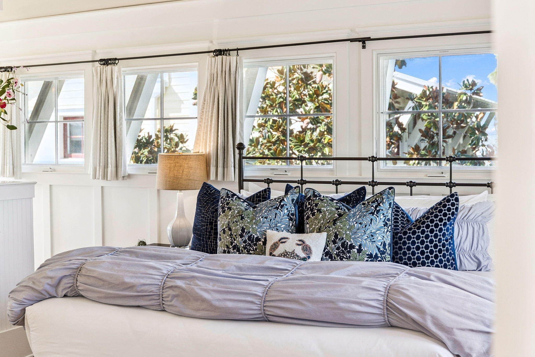 1640 East County Highway 30A, Unit 302 Santa Rosa Beach, FL 32459 - Photo 30 of 64 a bed sitting in a bedroom next to a window