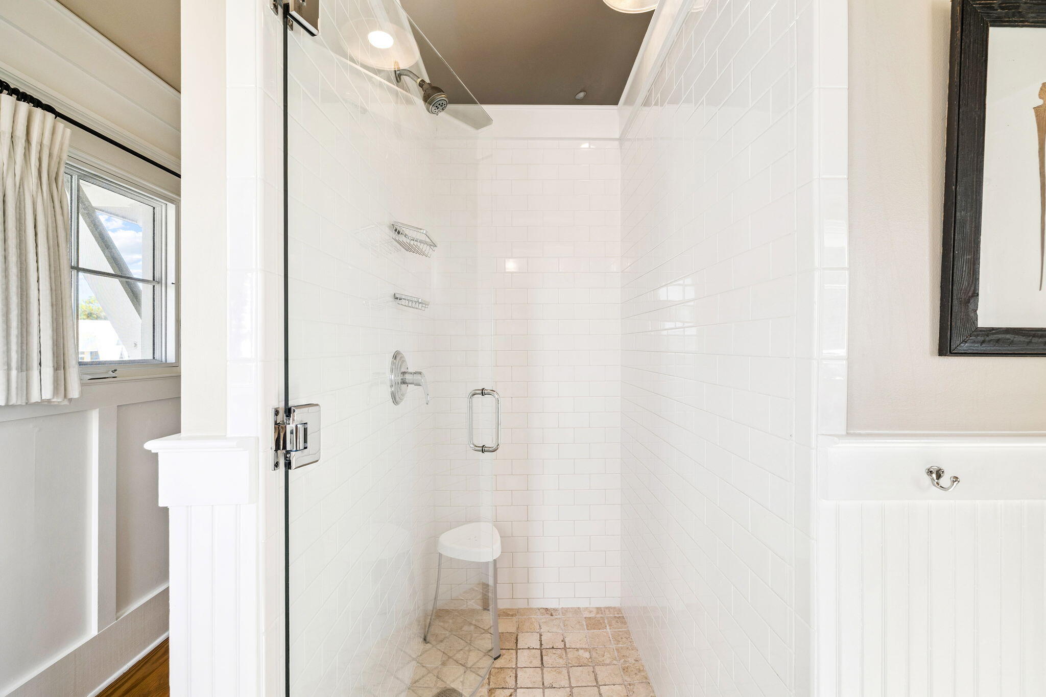 1640 East County Highway 30A, Unit 302 Santa Rosa Beach, FL 32459 - Photo 34 of 64 a bathroom with a sink and a shower curtain