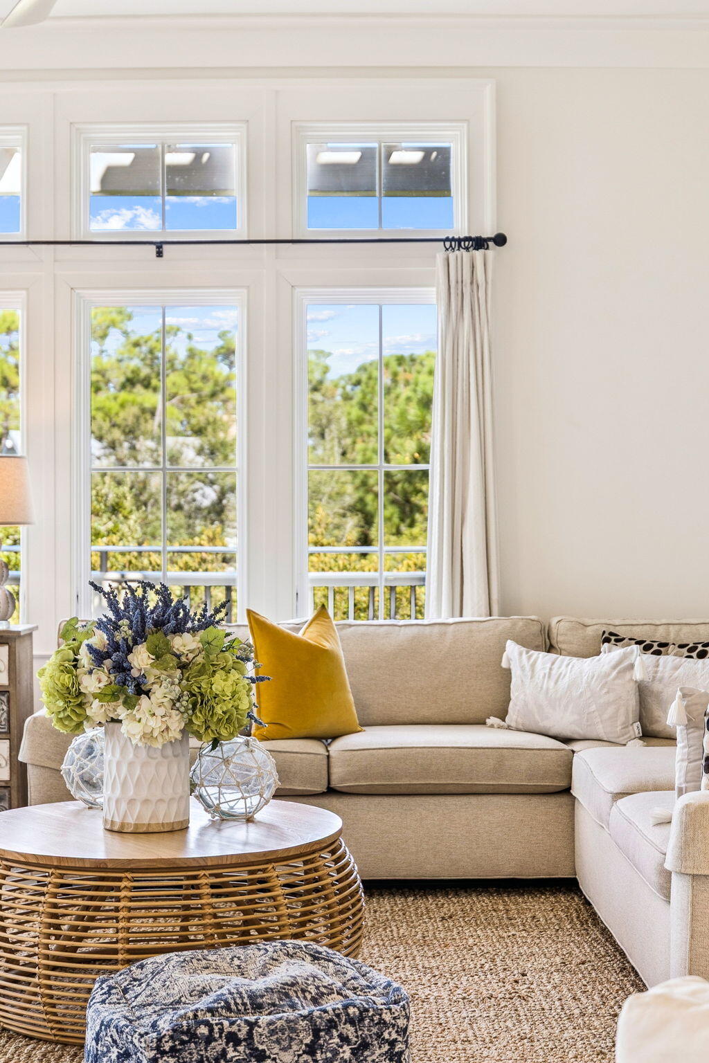 1640 East County Highway 30A, Unit 302 Santa Rosa Beach, FL 32459 - Photo 6 of 64 a living room with furniture and a large window