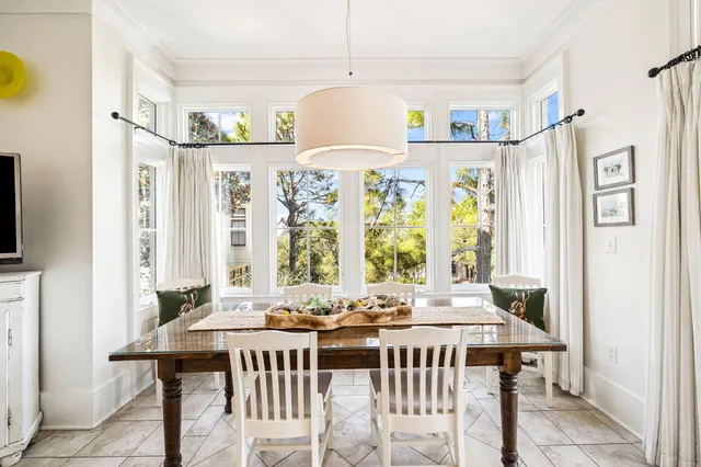 a kitchen with a sink and counter top space
