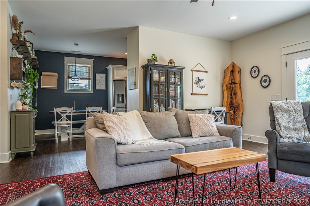 491 Stage Road Carthage, NC 28327 - Photo 14 of 47 a living room with furniture and wooden floor