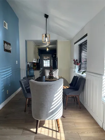 a living room with a couch and a table