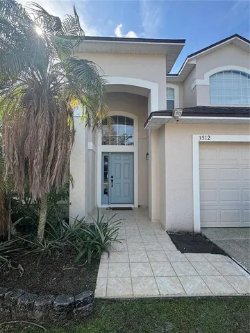 a view of a house with a space