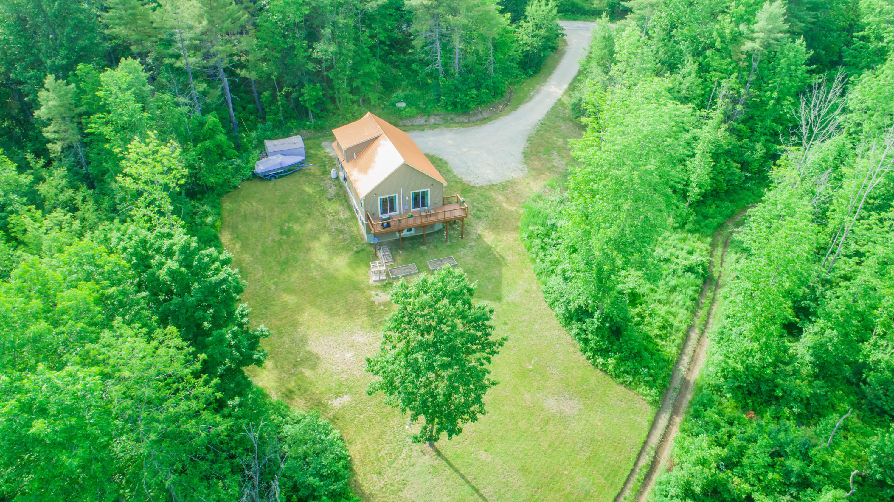 421 Number Six Road Oxford, ME 04270 - Photo 26 of 29 421 Number Six Road Aerial-8