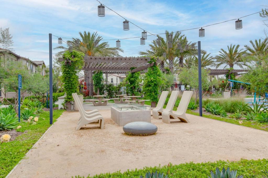1771 Laurelwood Way Oceanside, CA 92056 - Photo 37 of 46 a view of a swimming pool with a patio and a garden