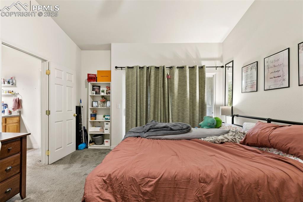 4573 Prestige Point Colorado Springs, CO 80906 - Photo 17 of 31 Bedroom featuring light carpet