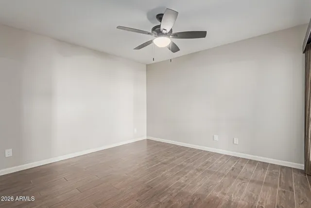 wooden floor in an empty room