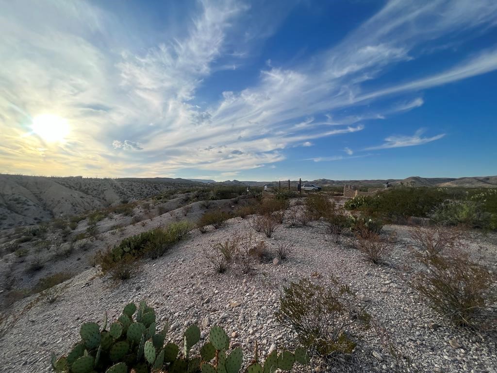 0 Needle Peak Road Terlingua, TX 79852 - Photo 15 of 20 a view of a dry yard with lots of green space