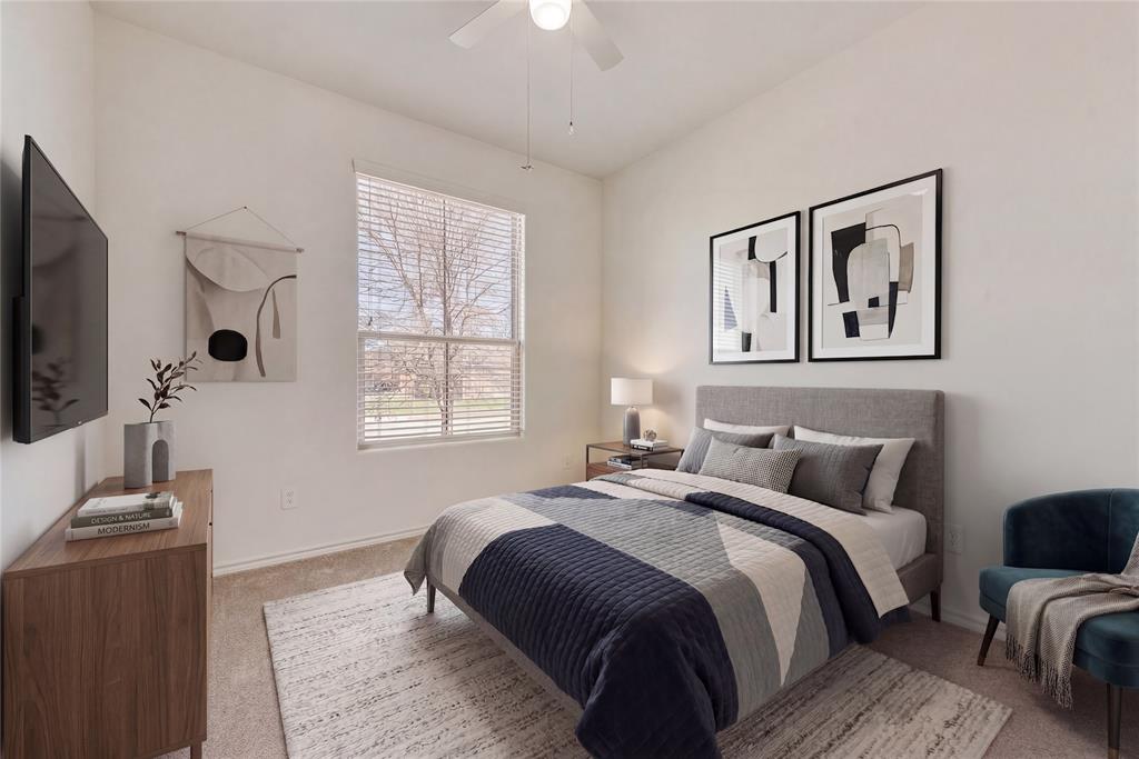 5117 Grayson Ridge Drive Fort Worth, TX 76179 - Photo 3 of 36 a bedroom with bed and a window