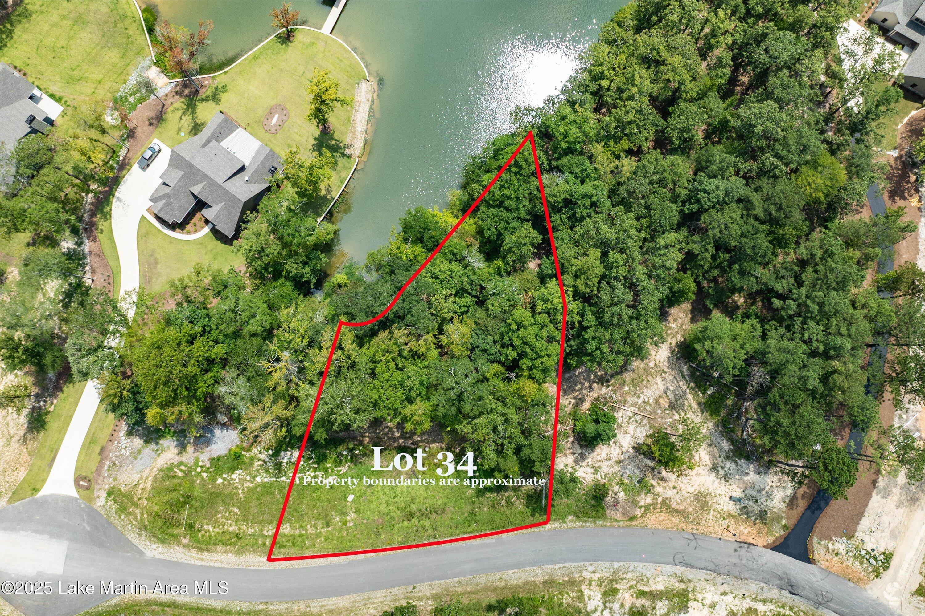 2325 Sturdivant Road Jacksons Gap, AL 36861 - Photo 5 of 8 02-Lot 34 aerial