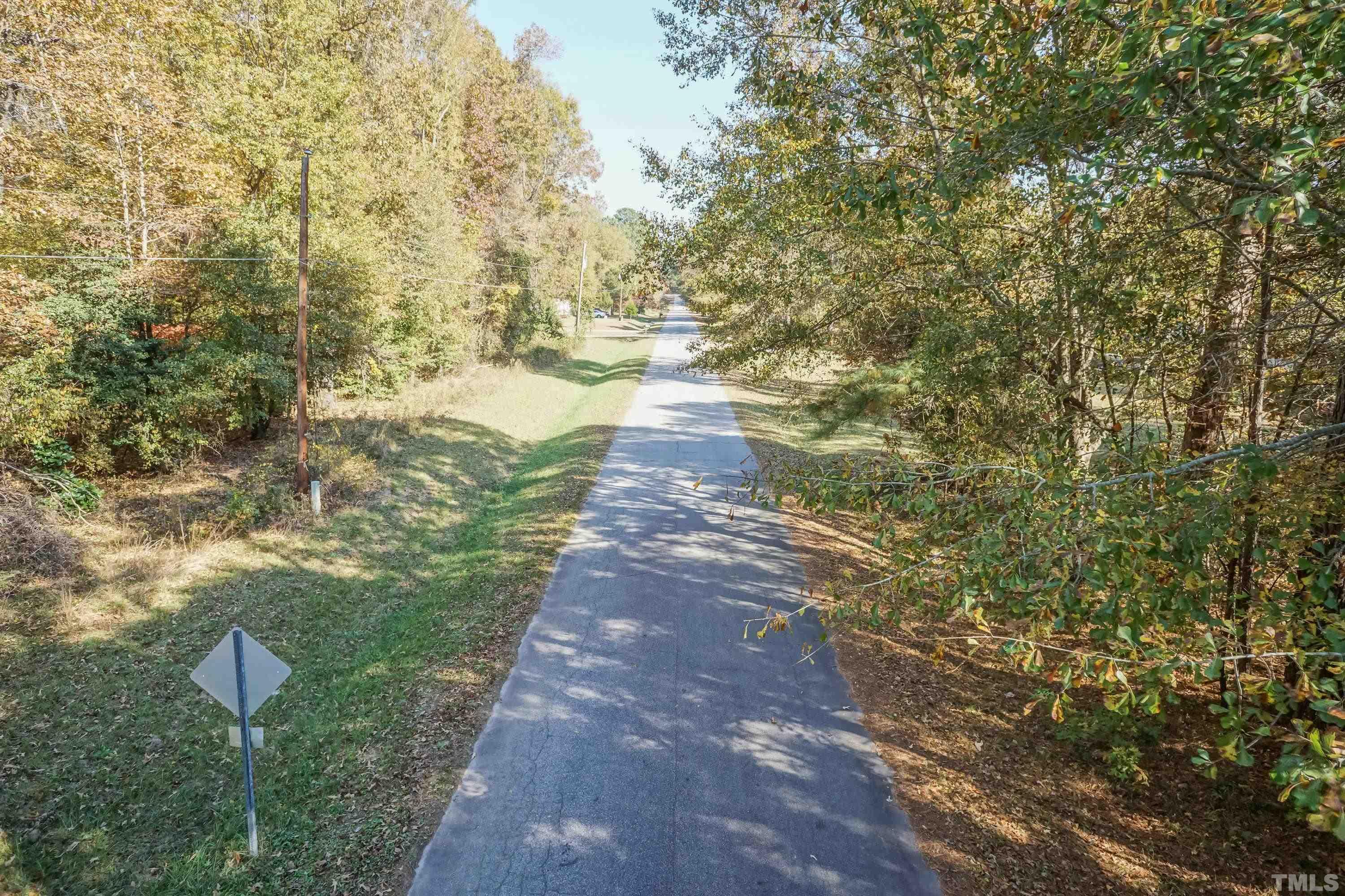 3329 Leonard Road Raleigh, NC 27610 - Photo 6 of 7 a view of a pathway both side of yard