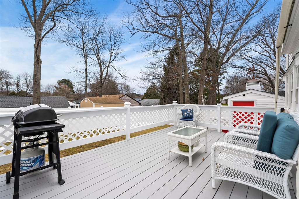 19 Overlook Road Holbrook, MA 02343 - Photo 33 of 42 a view of a chairs and tables on the deck