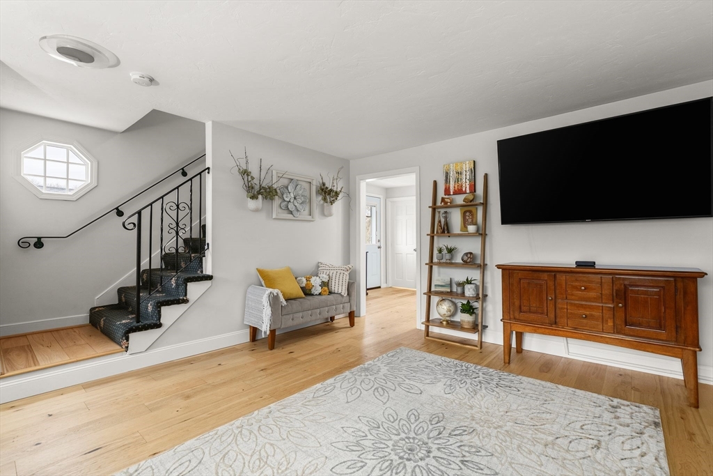 19 Overlook Road Holbrook, MA 02343 - Photo 7 of 42 a living room with furniture and a flat screen tv