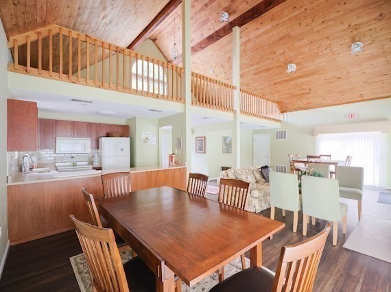 14 Shaw Farm Road, Unit 14 Canton, MA 02021 - Photo 32 of 34 a view of a dining room with furniture and wooden floor