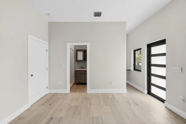 wooden floor in an empty room